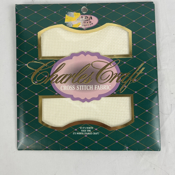 Charles Craft Other - Charles Craft 14 ct 12x18” CR-5442 Antique White
